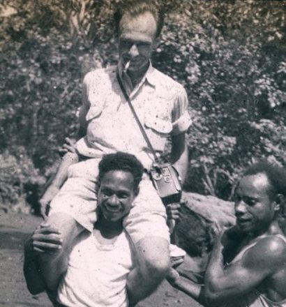 Leprosy doctor Dick Leiker in New Guinea