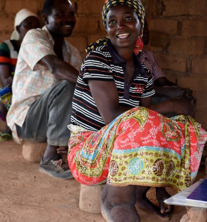 A woman with lymphatic filariasis in Mozambique